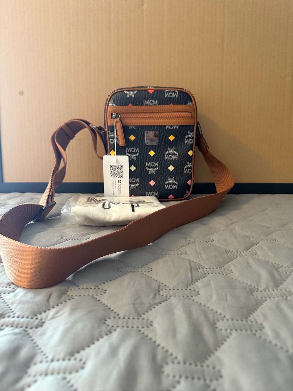 MCM Spektrum in Visetos Crossbody - Full Inclusion